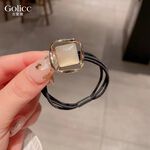 【Gulicc】古莉可 髮圈  貓眼石簡約幾何髮圈, , large