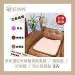 [CINN Official] Nano Far-Infrared Multi-Purpose Energy Mat / Heating Pad / Meditation Mat / Pet Cushion – 2-Pack, , large