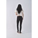 (S) guess緊身黑色長褲二手衣, , large