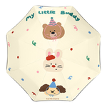 【B&B幸福雜貨】兒童安全反光折疊傘-波點小動物 C061A10-09, , large
