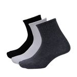 【BVD】1/2 男學生襪(加大)<黑>B378 男襪 短襪, , large