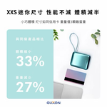 【Leo手機周邊專賣店】 GUXON古尚 巧方塊雙線行動電源 /  10000mAh /  Type-C+Lightning 魔幻紫, , large