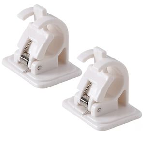 open buckle pole fixing clip 1 set of 2