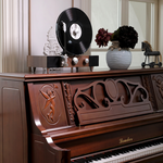 [JunYu] Gramovox Upright bluetooth vinyl record player/walnut classic model, , large
