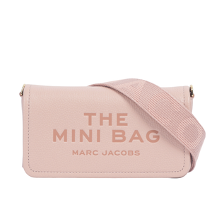MARC JACOBS 粒面皮革迷你斜背包WOC/手拿包/玫瑰粉