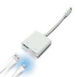 USB Type-C 二合一充電+OTG轉接頭 供OTG傳輸/充電轉接 適用鍵盤 滑鼠 隨身碟 麥克風 硬碟 隨身充電, , large