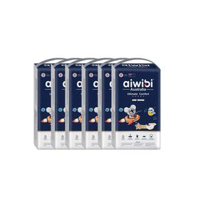 Aiwibi 愛薇彼 夜用甄柔瞬吸紙尿褲 S-XL(6包裝) 黏貼型