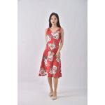 (S) vintage chic無袖紅色洋裝二手衣, , large