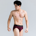 TRUMANNER莫代爾男性中腰三角抗菌內褲(酒紅), , large
