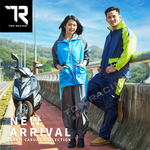 [TDN] Fengxing Racing Two-Piece Raincoat (Sports Raincoat ES4302) Water Blue Size M, , large