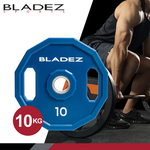 【BLADEZ】OP5-CPU彩色多邊形包膠槓片-10KG (二入組), , large