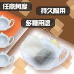 金德恩 GS MALL 台灣製造 茶包放置盤 茶包盤 糖包盤 杯墊 容器盤 耳掛盤 濾袋盤 茶壺造型 茶壺收納 桌上收納, , large