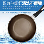 【日本Peacetar必仕達】澳洲原礦 手工鑄造 二代輕食系列 不沾平底鍋28cm, , large
