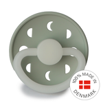 丹麥奶嘴 FRIGG Moon Phase Glow 夜光月亮系列 ｜SilkySoft™醫療級矽膠安撫奶嘴｜尺寸1 - Sage Night, , large