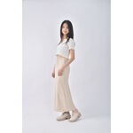 (S) 質感杏色長裙二手衣, , large