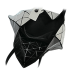 ISSEY MIYAKE BAO BAO LUCENT 6x6 亮面雙色托特包/石墨灰/珍珠灰, , large