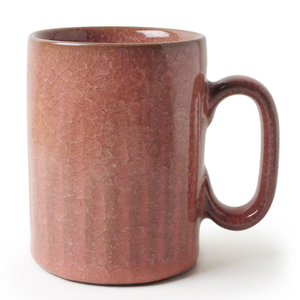[豐名日本餐具] 5.0"馬克杯 冰裂釉薄紅 / C05MG0-31