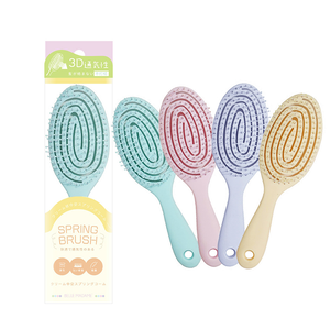 奶油鏤空彈簧梳-顏色隨機出