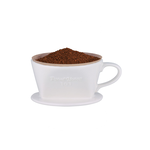 PEARL HORSE Ceramic Coffee Dripper for 1-2 Cups –  White | High-Quality Porcelain – JA-001-101-C-W, , large