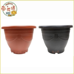 European Pot / Embossed European Pot / Round Pot (Brick Red) - 1.3 ft, , large