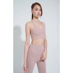 YOGA FLOW Aurora Bra 後背挖洞短版上衣 - 玫瑰石英粉 Rose Quartz, , large