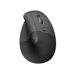 【 Logitech 羅技 】LIFT 石墨灰 人體工學 垂直滑鼠, , large