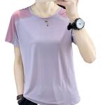 【現貨】DR冰絲短袖上衣-女款 冰涼女上衣 防曬女上衣 短袖女上衣 機能 速乾 輕薄 短袖T恤, , large