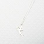 【Angel & Me】Flower fairy s925 sterling silver necklace Valentine Day gift, , large
