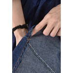 (Ｓ) 丹寧牛仔收腰藍色短裙二手衣, , large