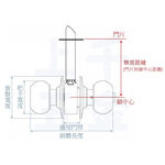 喇叭鎖 EZSET 東隆 門鎖 喇叭鎖 磨砂銀 N3000 N3030, , large