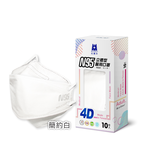 【醫碩科技】藍鷹牌 N95 4D立體型醫療成人口罩 10片/盒 多色可選, , large