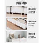 【AOTTO】日式可疊加附輪抽屜收納箱-4入組(AL-603W), , large