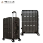 【PANTHEON PLAZA】展示品限量出清 PANTHEON 19 24 28吋 輕量鋁框 金屬膜絲行李箱 PTR-3300 兩色可選, , large