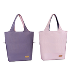 Eco-friendly Dual-Color Reversible tote bag (Lavender), , large