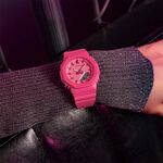 CASIO 卡西歐 G-SHOCK 單色時尚 八角雙顯手錶-粉紅 GMA-P2100PP-4A, , large