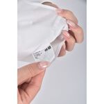 (L) uniqlo排扣白色襯衫上衣二手衣, , large