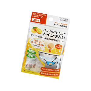 日本製橘子馬桶清潔碇-10g-3入&times;5組