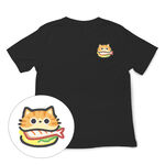 JZ TEE Husky & Cat - Pearl Hug Graphic Tee, , large
