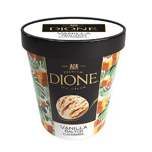 DIONE vanilla salted caramel ice cream