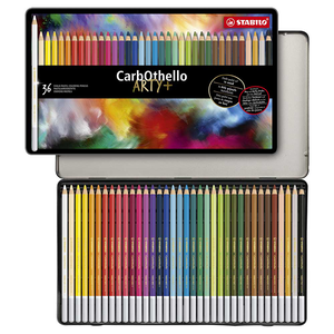 STABILO 德國 思筆樂 CarbOthello 奧賽樂水性粉彩色鉛筆 鐵盒 36色組/盒 ST1436-6