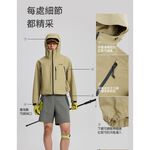 [探拓戶外Tectop]【赤狐】男女同款單層衝鋒衣 全方位防水防風連帽外套 Teflon三防、熱封止水條，適合登山健行高爾夫, , large