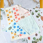 [Kaimei Cotton Industry] 12 in the group, random and excellent, MIT made in Taiwan, cute half-cotton, half-gauze children's towel, pure cotton, soft, comfortable and water-absorbent, , large