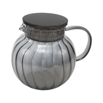 AWANA耐熱玻璃南瓜壺-1200ml-灰黑色-1組, , large