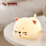 Snoring Cat Silicone Night Light, , large
