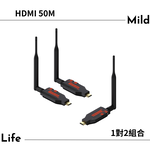【Mild Life】50M-1080P無線傳輸器(一對二), , large