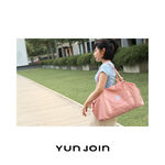 【YUN JOIN】Smoko 時尚旅行袋-櫻花粉 旅行 休閒 戶外 露營 拉桿包 側肩包, , large
