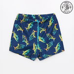 【SOLO Vintage】LCW Boys Neon Shark Swimming Pants Beach Pants 40+ UV Protection Made in Turkey 5-6y, , large