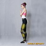 【AREXSPORT】AS-9383 女壓力褲 運動褲 登山褲 健走褲 緊身褲 女褲 女長褲 透膚網紗 運動褲 健身褲, , large