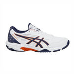 Asics Gel-rocket 11 2E 男女 排球鞋 室內運動鞋 寬楦 白 深藍 [1073A077-101], , large