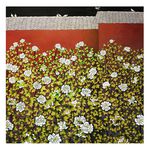 【御畫房】迎春花開 國家一級畫師手繪油畫80×80cm(VF-185), , large